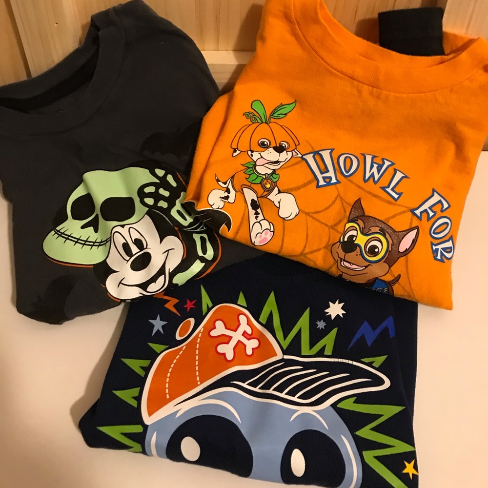 Halloween Shirts - 3T BUNDLE